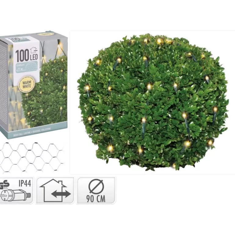 Sale Sapins 100 Led Blanc Chaud Pour Buis