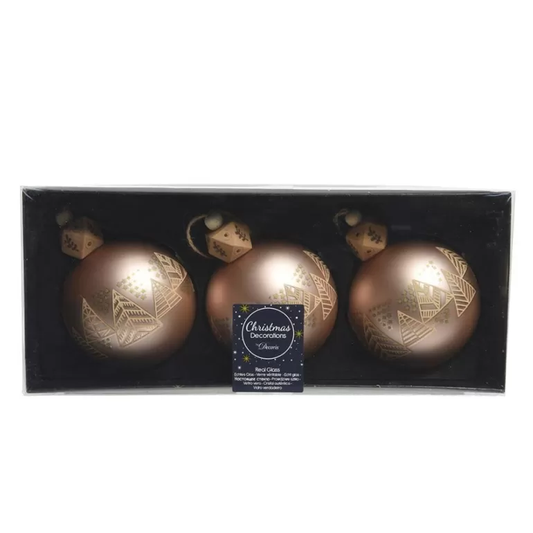 Shop Sapins 2X3 Boules, Caramel Et Blanc,