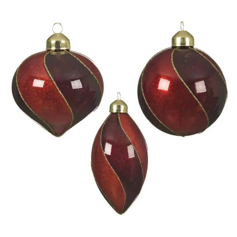 Outlet Sapins 3 Boules Originales Rouges