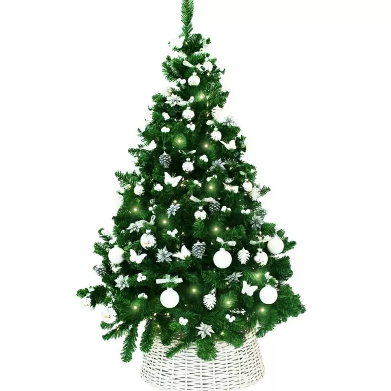 Online Sapins Collection Argent Et Blanc